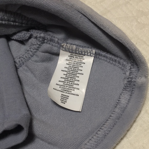 12m (4/$20) Gray Velour Skorts by The Children’s Place - Picture 6 of 11